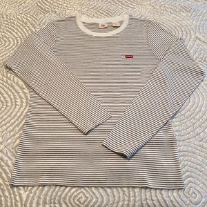 Levi’s long sleeve sport tee striped shirt XL